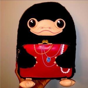 Loungefly Fantastic Beasts Niffler Plush Cosplay Mini Backpack